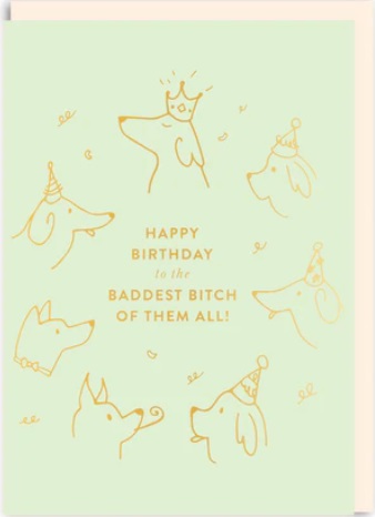 Rođendanska čestitka BADDEST BITCH 