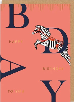 Rođendanska čestitka ZEBRA 