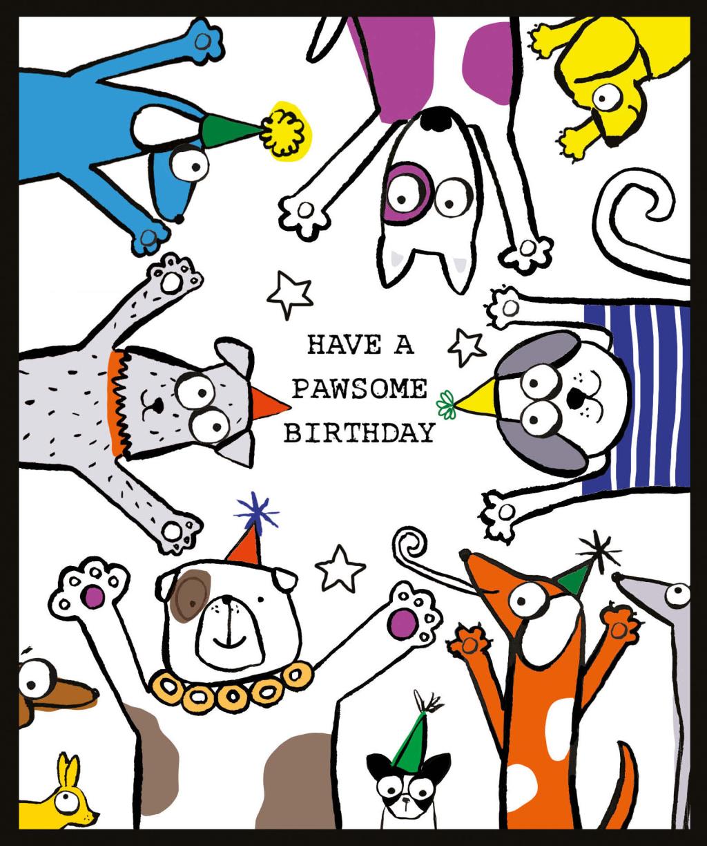 Rođendanska čestitka DOGS 