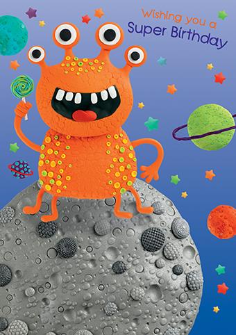 Rođendanska čestitka MONTY THE MONSTER 