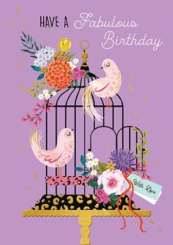 Rođendanska čestitka HAVE A FABULOUS BIRTHDAY 