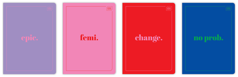 Sveska A5 na kvadratiće CATCH THE  CHIC - VIŠE MOTIVA 