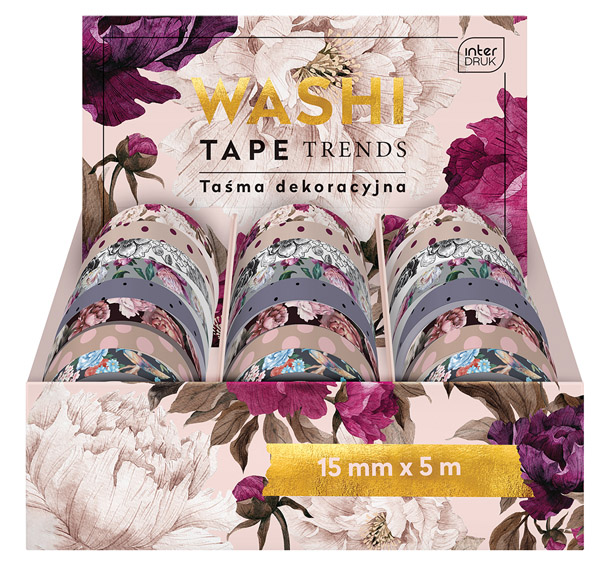 Dekorativni selotejp TRENDS 5M (više vrsta) 