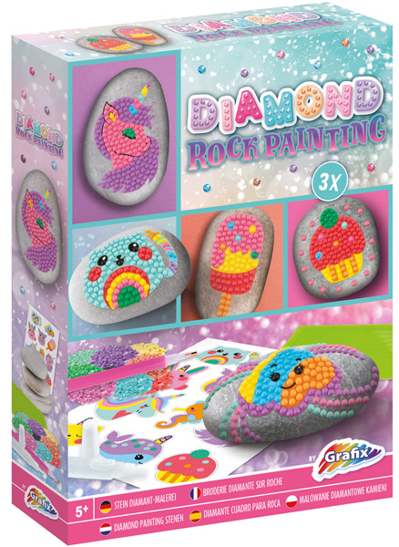 Kreativni set DIAMOND ROCK PAINTING 