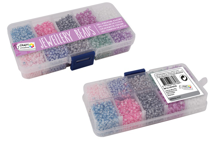 Plastične perlice u boji 10 BOJA 