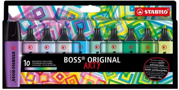 SIGNIR STABILO BOSS ORIGINAL ARTY SET 1/10 HLADNE BOJE 