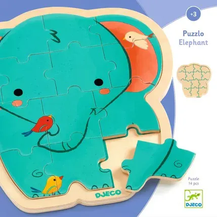 Puzzle za decu SLON - 14kom 