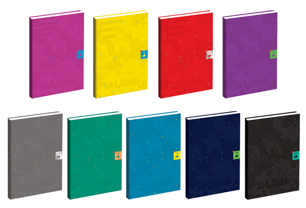 Sveska A4 dikto 80l TP LIKE - VIŠE BOJA 