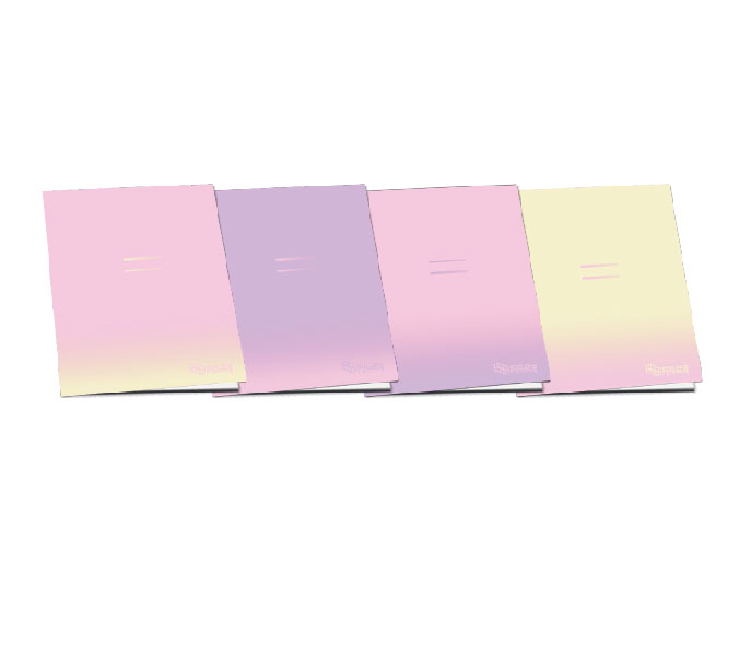 Sveska A5 ONE COLOR ZA DEVOJČICE, 52 lista, na linije sa marginama 