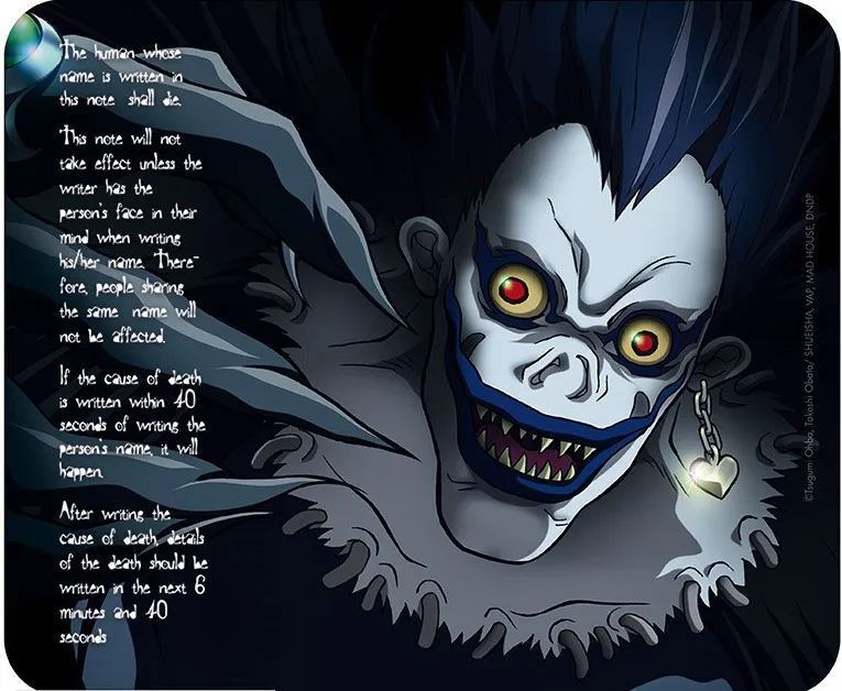 DEATH NOTE fleksibilna podloga za miša