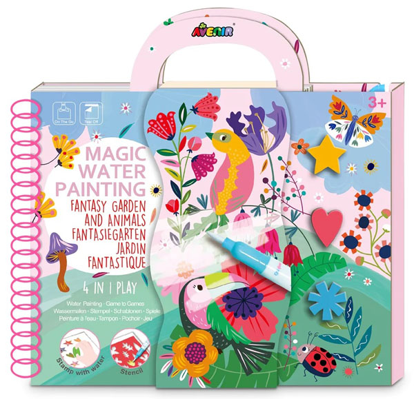 Kreativni set - magična vodena bojanka BAŠTA SA ŽIVOTINJAMA 