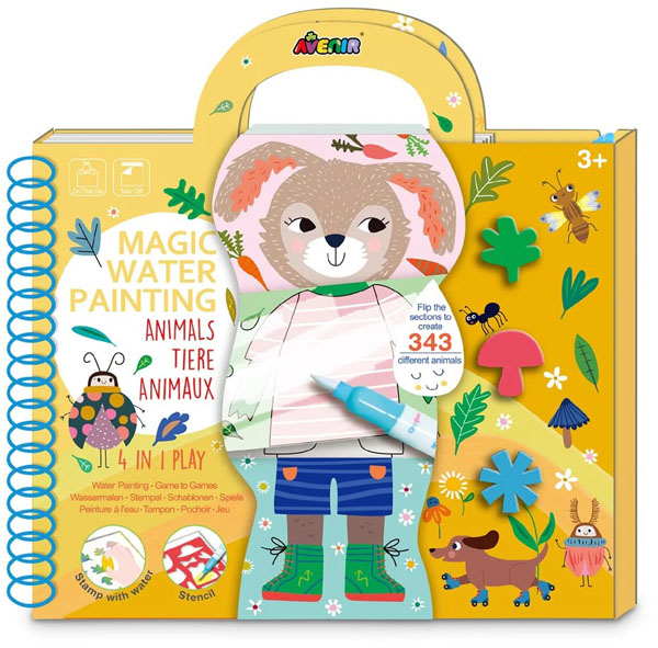Kreativni set - magična vodena bojanka ŽIVOTINJE 