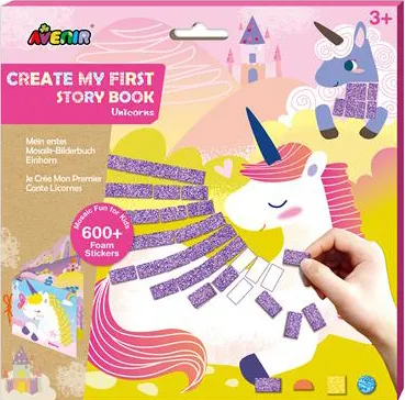 Kreativni set MOJA PRVA KNJIGA PRIČA - JEDNOROZI 