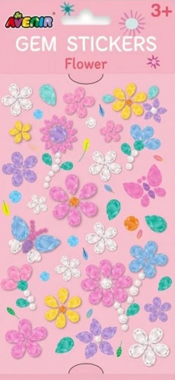 Set kristala za dekoraciju tela CVEĆE 