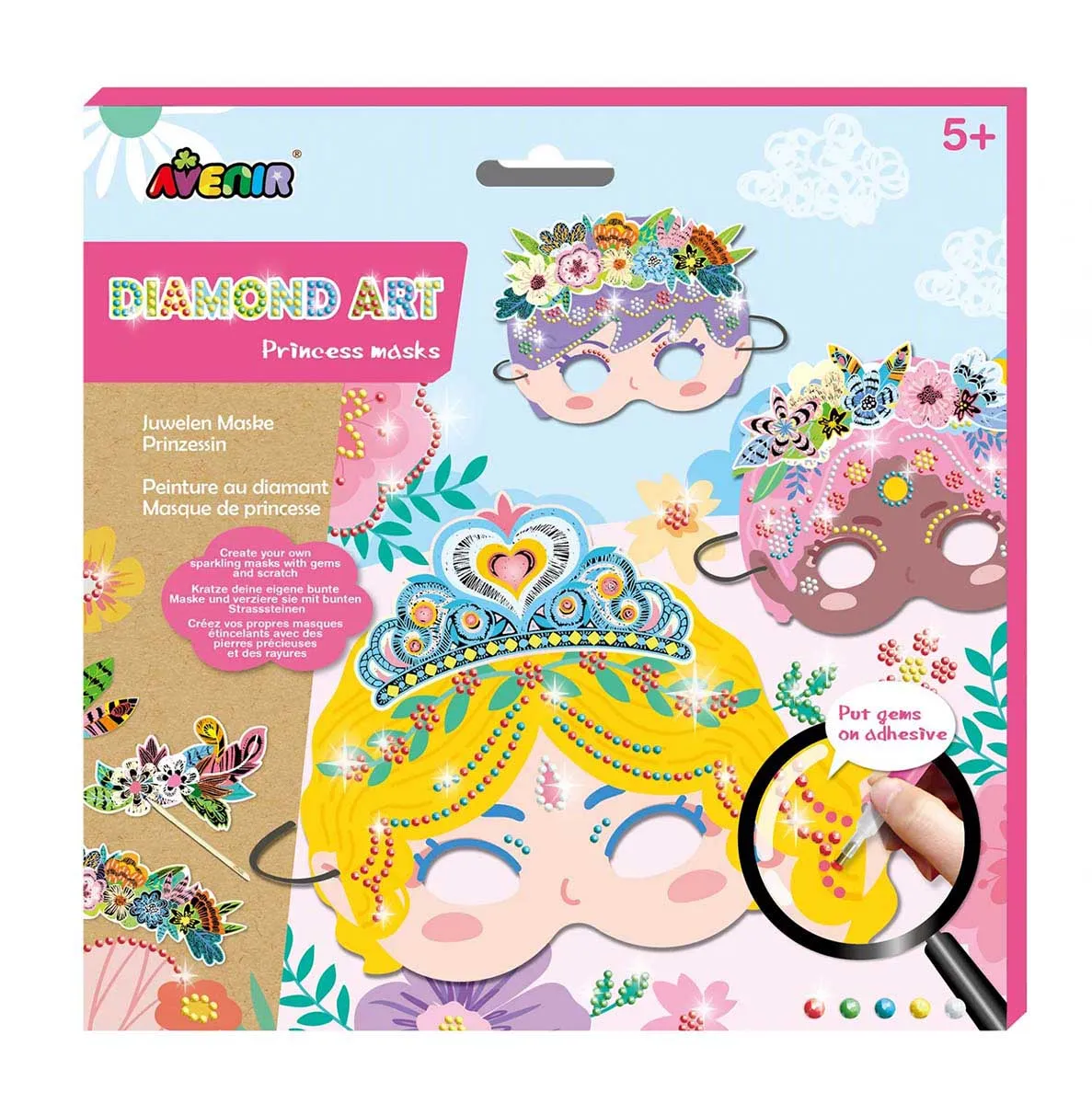 Kreativni set PRINCESS MASKS 