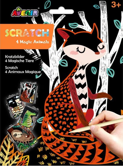 Kreativni set SCRATCH 4 MAGIC -ŽIVOTINJE 