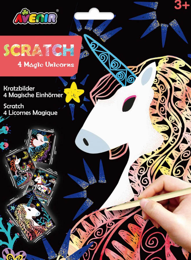 Kreativni set SCRATCH 4 MAGIC - JEDNOROZI 