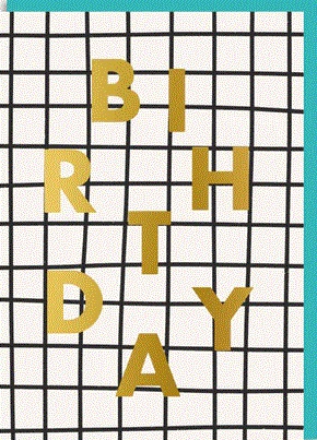 Rođendanska čestitka BIRTHDAY CHECK 