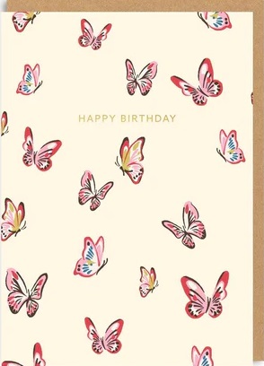 Rođendanska čestitka BUTTERFLIES 