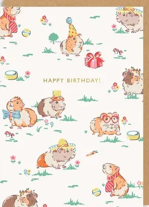 Rođendanska čestitka GUINEA PIG