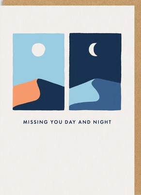 Čestitka MISS YOU DAY AND NIGHT 