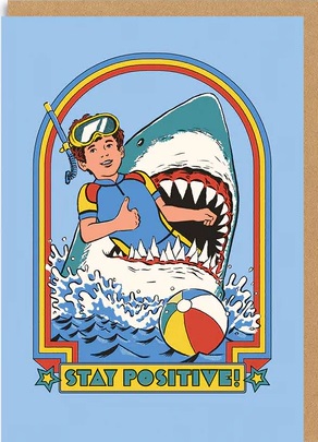 Čestitka STAY POSITIVE 