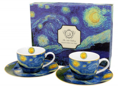 Set dve šolje za espreso STARRY NIGHT VAN GOGH 