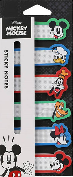 Set šest papirnih obeleživača stranica DIZNI 