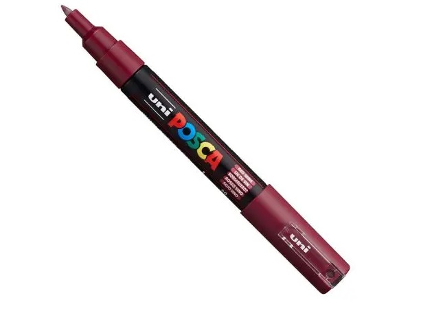 MARKER POSCA 0.7mm BORDO 