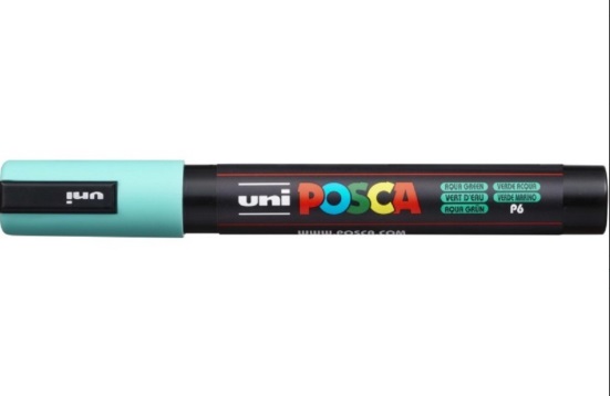 MARKER POSCA 0.7mm AQUA ZELENI 