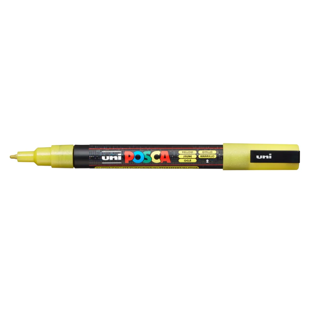MARKER POSCA ŽUTI SA ŠLJOKICAMA 