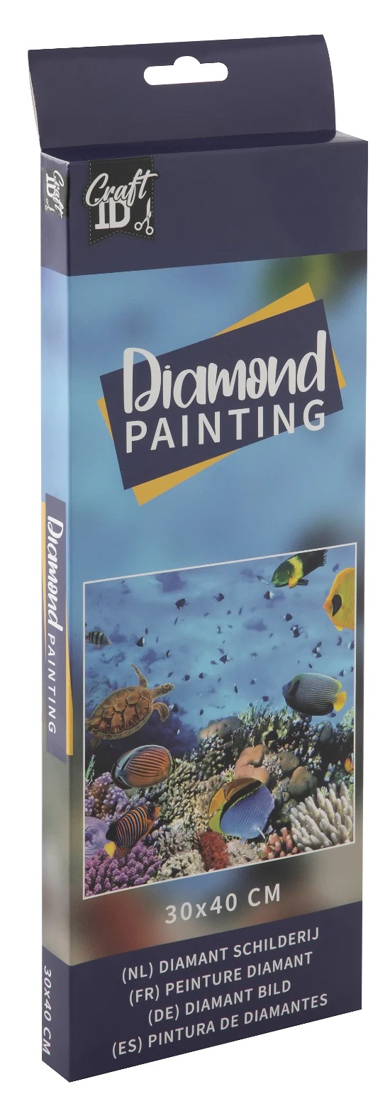 Slikanje cirkonima DIAMOND PAINTING 30x40 cm Podvodni svet 