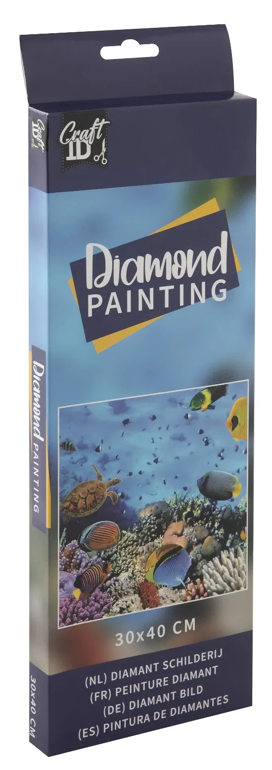 Slikanje cirkonima DIAMOND PAINTING 30x40 cm Podvodni svet 