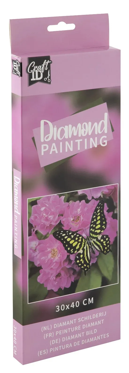 Slikanje cirkonima DIAMOND PAINTING 30x40 cm Leptir 