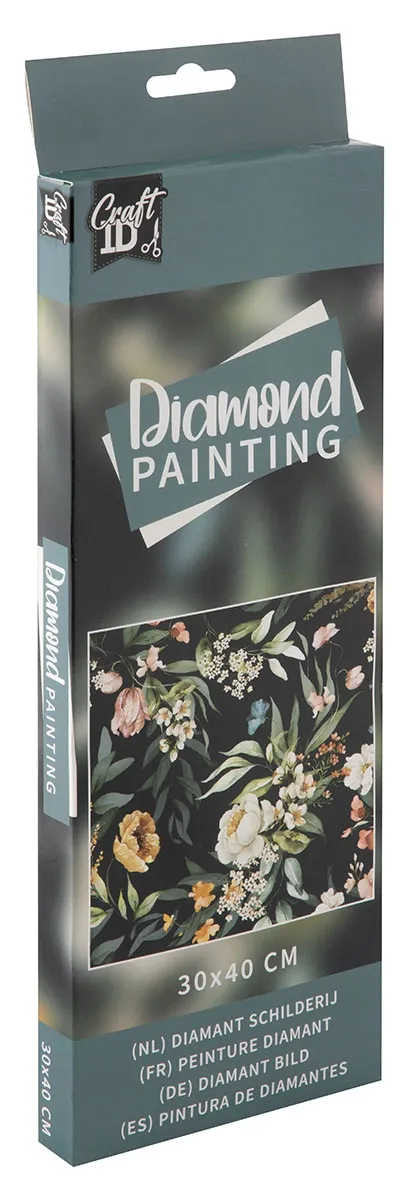 Slikanje cirkonima DIAMOND PAINTING 30x40 cm Cveće 