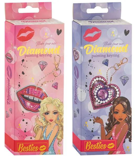 Kreativni set DIAMOND PAINTING -PRIVEZAK / 2 VRSTE 