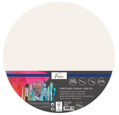 Okruglo slikarsko platno 30cm 