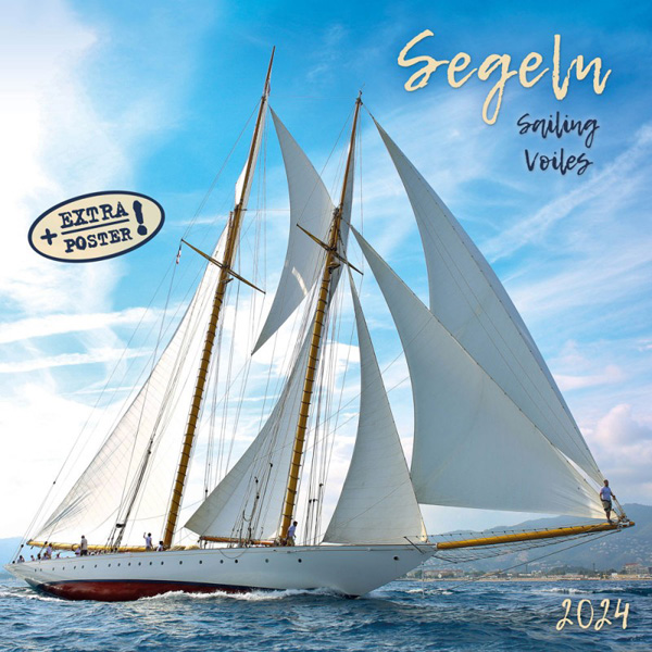 Zidni kalendar SAILING / SEGELN 2024 