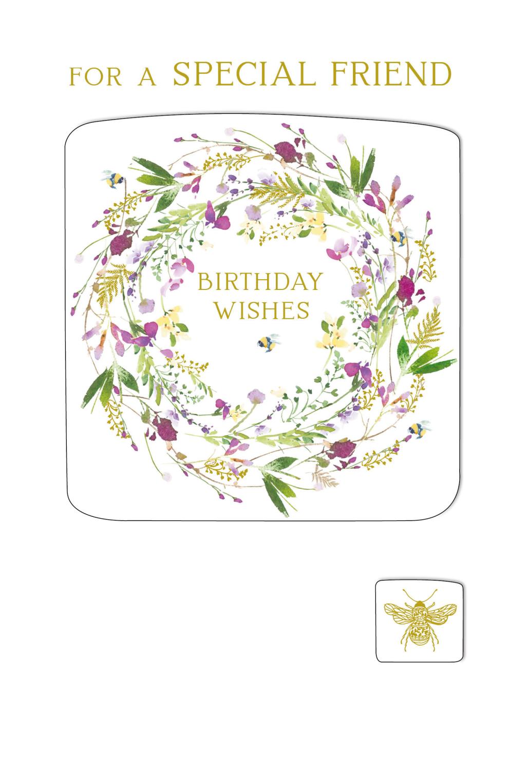 Rođendanska čestitka FLOWER CIRCLE PRESS 