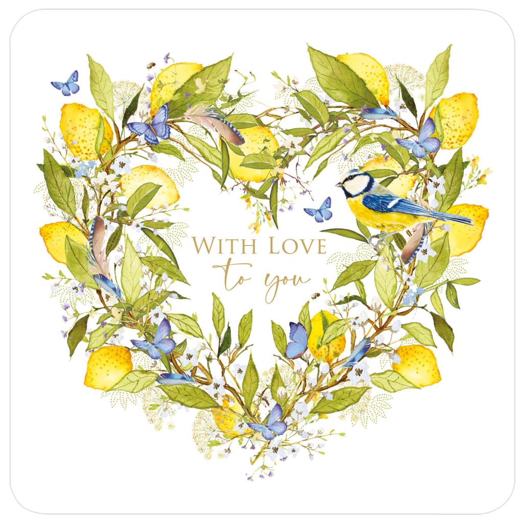 Čestitka LEMON HEART 