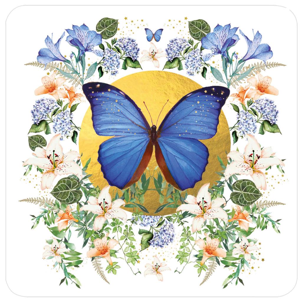 Čestitka TROPICAL BLUE 