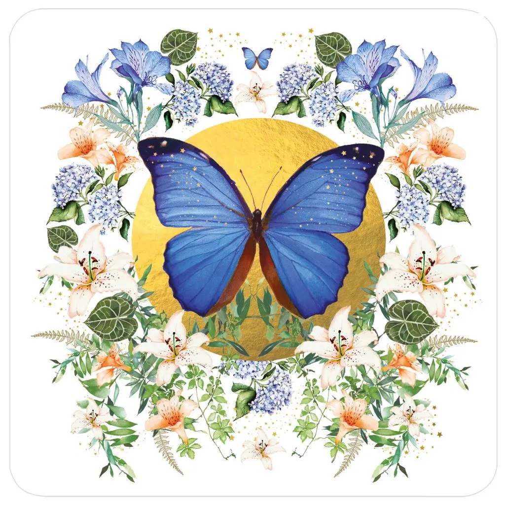 Čestitka TROPICAL BLUE 