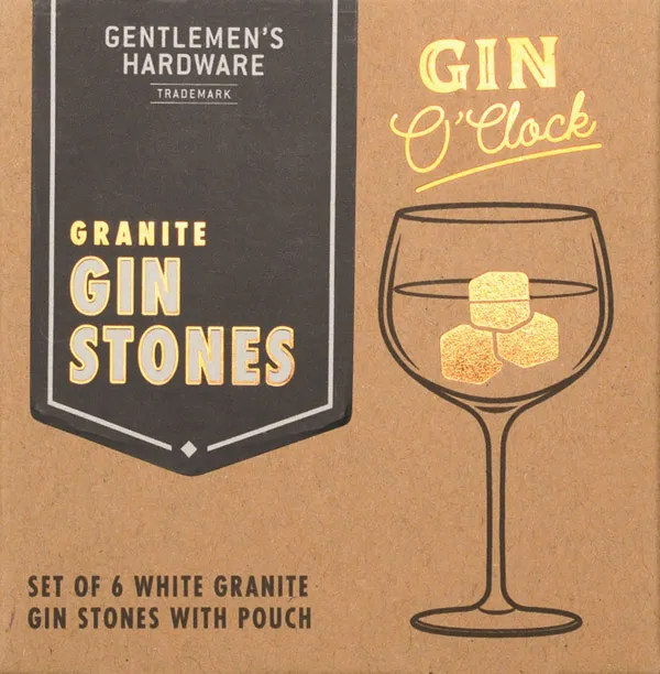 Set šest granitnih kockica za hladjenje pića 