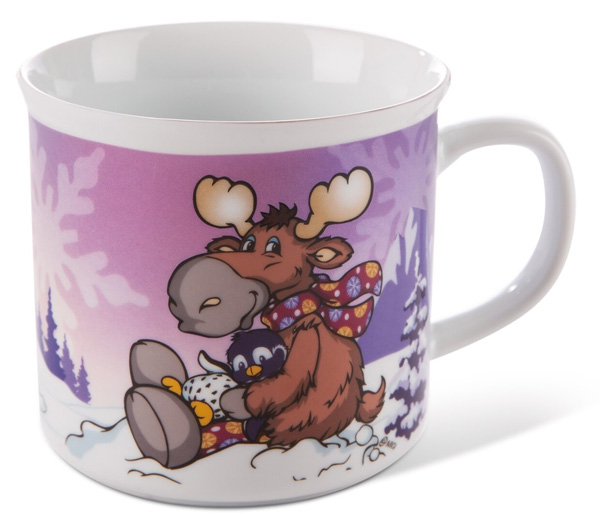 Porcelanska šolja PINGVIN I LOS - 400ml 