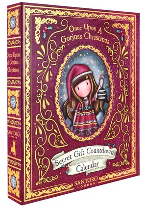 Poklon set GORJUSS ADVENT KALENDAR - MERRY AND BRIGHT 