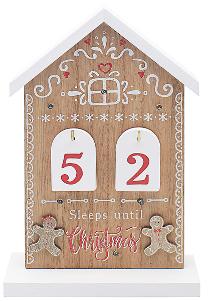 Kalendar GINGERBREAD LED 