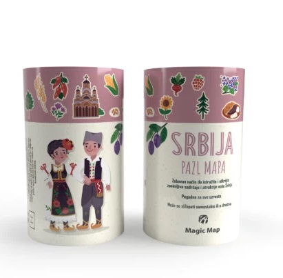 PUZZLE Piktografska mapa Srbije latinica 
