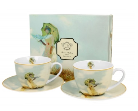 Set dve šolje WOMAN WITH PARASOL MONET 