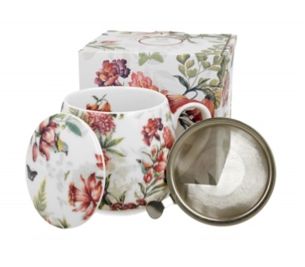 Velika šolja za čaj sa infuzerom LUCIA 