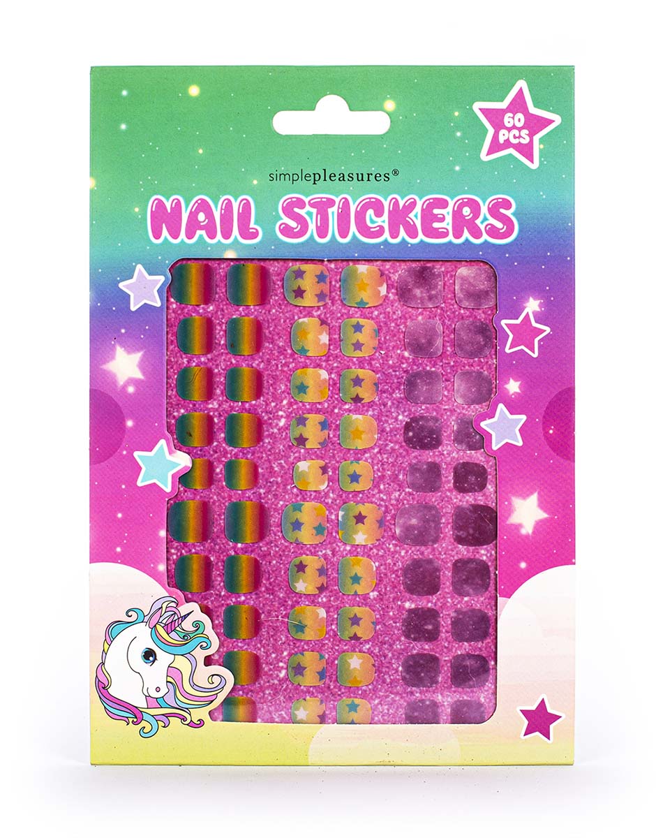 Set od 60 stikera za nokte UNICORN 